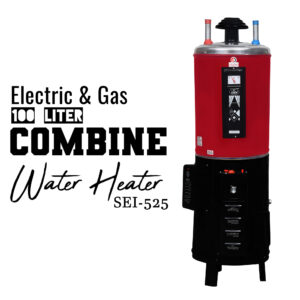 Eden Gas & Electric Geyser 100 Liters 25 Gallons Standing Auto Ignition