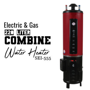 Eden Gas & Electric Geyser Standing 220 Liters 55 Gallons Auto Ignition Best Water Heating Efficiency