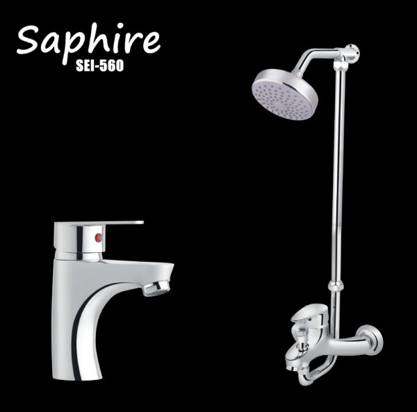 Single lever Complete - 8-Piece Luxury Bathroom Shower Set  99% of Brass With High Quality Chrome Finishing