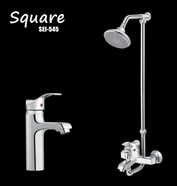 Single lever Complete - 8-Piece Luxury Bathroom Shower Set  99% of Brass With High Quality Chrome Finishing(SEI-666) (Copy)