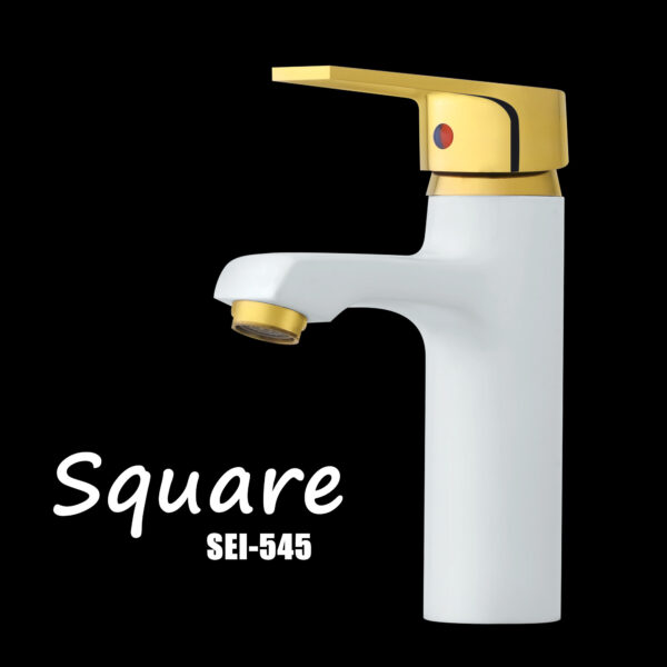 White Gold Single Lever Basin Mixer Enhance your bathroom  – where quality meets elegance! (Copy)
